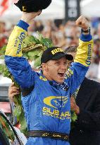 (3)Norway's Petter Solberg wins Rally Japan