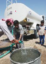Japan's SDF begins water purification operations in Samawah