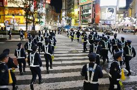 5 New Year revelers arrested in Tokyo's Shibuya