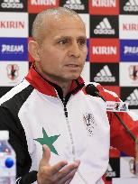 Soccer: Syria coach confident of qualifying for final round