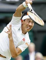 Nishikori advances to Wimbledon 3rd round