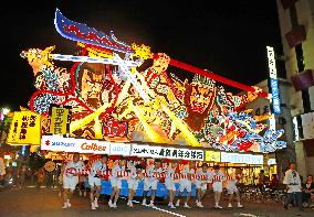 Aomori Nebuta Festival begins for 6-day run