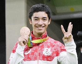 Olympics: Shirai takes bronze in men's vault