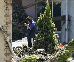 Aftermath of typhoon in northeastern Japan