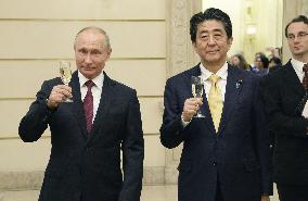 Japan PM Abe visits Russia