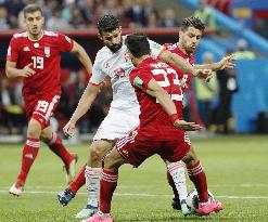 Football: Iran vs Spain at World Cup