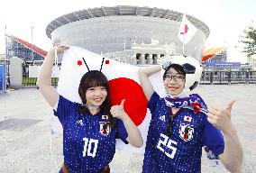 Football: Japan vs Senegal