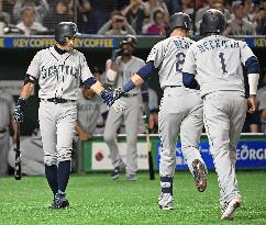 Baseball: A's-Mariners opening series in Japan