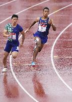Athletics: men's 200 meters at Japan championships