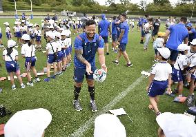 Rugby: Samoa train ahead of World Cup