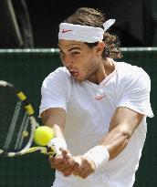 Nadal wins Wimbledon final