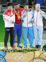 Olympics: Medal ceremony for Greco-Roman wrestling