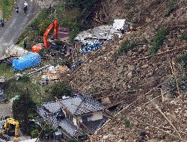 Landslide in Japan