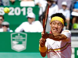 Tennis: Nishikori at Monte-Carlo Masters