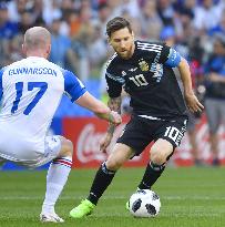 Football: Argentina vs Iceland at World Cup