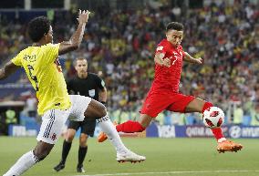 Football: Colombia vs England at World Cup