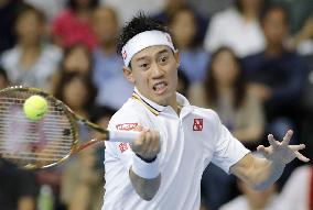 Tennis: Nishikori at Rakuten Japan Open