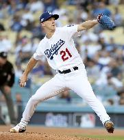 L.A. Dodgers pitcher Walker Buehler