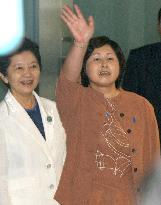 Soga departs for Jakarta to meet husband, daughters