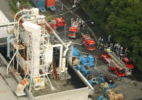 13 injured as Bridgestone tire plant catches fire in Fukuoka