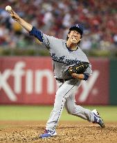 Baseball: Maeda gets 12th win as Dodgers rout Phillies
