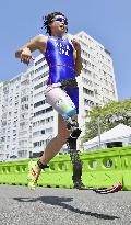 Japan's Hata finishes 6th in PT2 triathlon