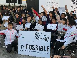 Tokyo marks 1,000 days until 2020 Paralympics