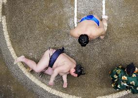 New Year Grand Sumo Tournament 4th day