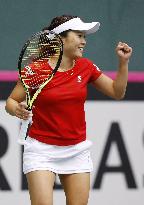Tennis: Nara at Fed Cup playoffs