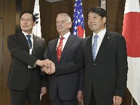 Trilateral defense talks