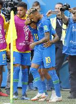 Football: Costa Rica vs. Brazil at World Cup