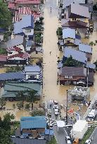 Heavy rain hits northeastern Japan