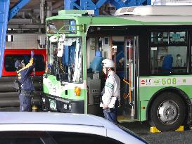 Fatal bus accident in Kobe