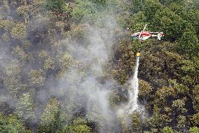 Wildfire in Ehime