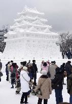 (1)Sapporo Snow Festival opens for weeklong run