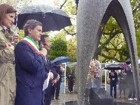 Rome mayor visits Hiroshima