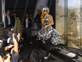 Lady Gaga visits Tokyo Skytree