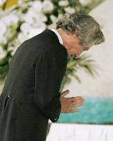 Funeral service held for former Prime Minister Hashimoto