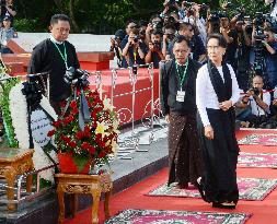 Suu Kyi celebrates 69th Martyrs' Day in Yangon