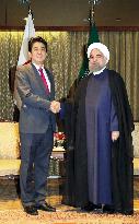 Abe willing to visit Iran, vows to boost economic ties