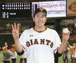 Baseball: Sugano throws 3rd consecutive shutout