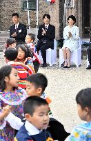 Prince Akishino, Princess Kiko visit Japanese school in Chile