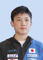 Japanese table tennis player Harimoto