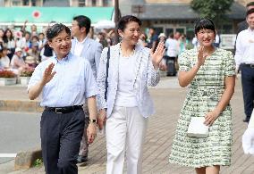 Japan imperial family on summer vacation