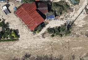 Aftermath of Typhoon Hagibis in Japan