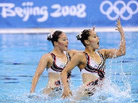 Japan's Suzuki and Harada win bronze in synchronized swimming