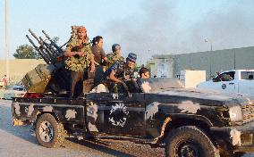 Libyan rebel forces in Tripoli