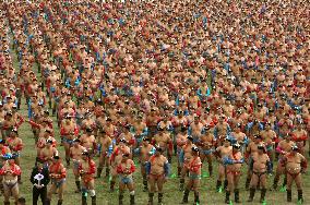 Mongolian wrestling competition