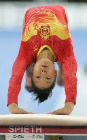 China's Cheng Fei wins women's vault