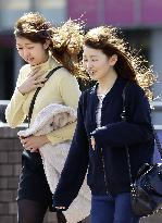 High temperatures, strong winds across parts of Japan